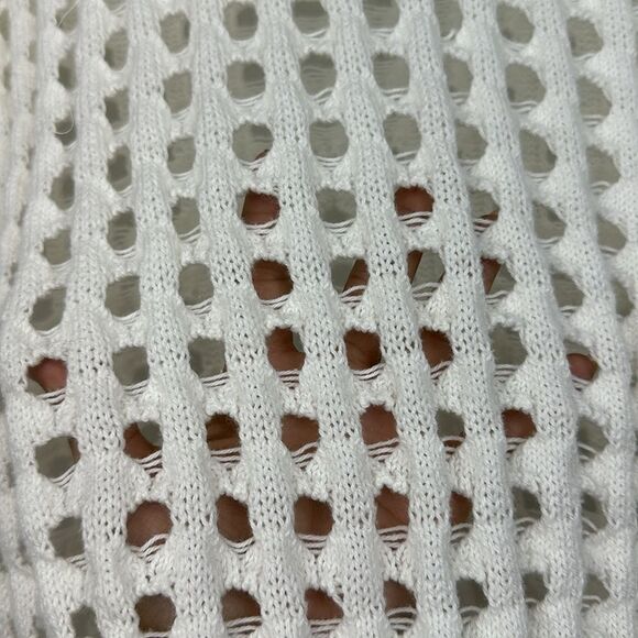 BASICS Cotton Open Stitch Crewneck pullover Sweater Sz PXXS - Picture 5 of 9